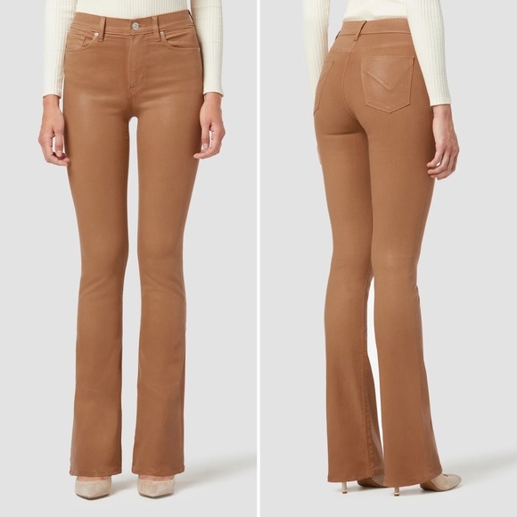 Hudson Jeans Jeans Hudson New Barbara High Waist Bootcut Jeans 33 6 Boot Cut Fawn Tobacco